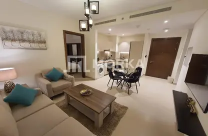 Living / Dining Room image for: Apartment - 2 Bedrooms - 1 Bathroom for rent in Sobha Creek Vistas Tower A - Sobha Hartland - Mohammed Bin Rashid City - Dubai, Image 1