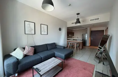 شقة - غرفة نوم - 2 حمامات للايجار في برج سولافا - دبي مارينا - دبي