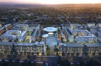 Apartment - 1 Bedroom - 2 Bathrooms for rent in Areej Apartments - Aljada - Sharjah