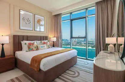 Apartment - 3 Bedrooms - 4 Bathrooms for sale in Marina Vista - EMAAR Beachfront - Dubai Harbour - Dubai