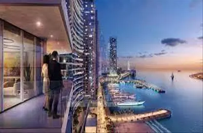 Duplex - 3 Bedrooms - 3 Bathrooms for sale in Marina Vista - EMAAR Beachfront - Dubai Harbour - Dubai