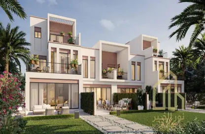 Townhouse - 4 Bedrooms - 3 Bathrooms for sale in Costa Brava at DAMAC Lagoons - Damac Lagoons - Dubai