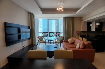 Apartment - 2 Bedrooms - 3 Bathrooms for rent in Al Salam Tower - Tourist Club Area - Abu Dhabi