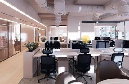 Full Floor - Studio - 2 Bathrooms for rent in The Court Tower - Business Bay - Dubai