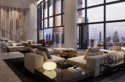 Living Room image for: Penthouse - 5 Bedrooms for sale in IL Primo - Opera District - Downtown Dubai - Dubai, Image 1