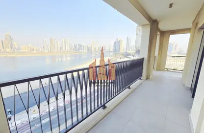 Apartment - 3 Bedrooms - 4 Bathrooms for rent in Cyan Beach Residence - Maryam Beach Residence - Maryam Island - Sharjah