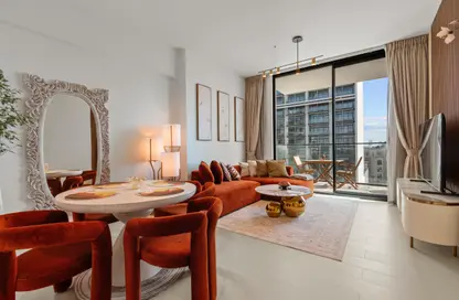 Apartment - 1 Bedroom - 2 Bathrooms for rent in Binghatti Lavender - Jumeirah Village Circle - Dubai