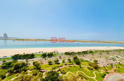 شقة - 3 غرف نوم - 4 حمامات للايجار في برج لاند مارك - شارع الكورنيش - أبوظبي