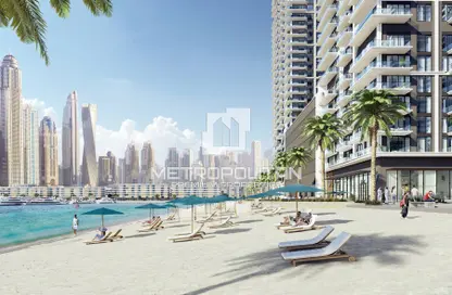Water View image for: Apartment - 2 Bedrooms - 2 Bathrooms for sale in Beach Mansion - EMAAR Beachfront - Dubai Harbour - Dubai, Image 1