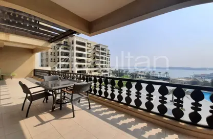 Terrace image for: Apartment - 1 Bedroom - 2 Bathrooms for sale in Marina Apartments F - Al Hamra Marina Residences - Al Hamra Village - Ras Al Khaimah, Image 1