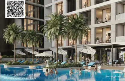 Apartment - 3 Bedrooms - 5 Bathrooms for sale in Ajman Corniche Residences - Ajman Corniche Road - Ajman