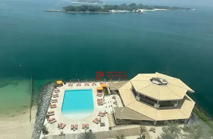 شقة - غرفة نوم - 2 حمامات للايجار في أزور ريزيدنس - نخلة جميرا - دبي