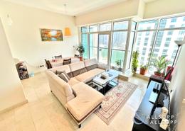 Living / Dining Room image for: Apartment - 2 bedrooms - 3 bathrooms for sale in Trident Bayside - Dubai Marina - Dubai, Image 1