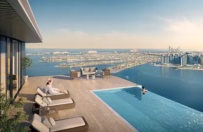Apartment - 1 Bedroom - 1 Bathroom for sale in Seapoint - EMAAR Beachfront - Dubai Harbour - Dubai