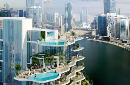 Apartment - Studio - 1 Bathroom for sale in Chic Tower - Business Bay - Dubai