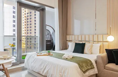 Apartment - Studio - 1 Bathroom for rent in Sparkle Tower 2 - Sparkle Towers - Dubai Marina - Dubai