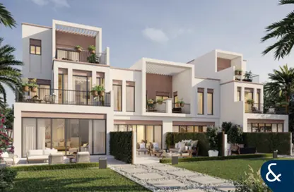 Townhouse - 4 Bedrooms - 5 Bathrooms for sale in Costa Brava 1 - Costa Brava at DAMAC Lagoons - Damac Lagoons - Dubai
