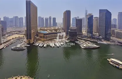 شقة - غرفة نوم - 2 حمامات للايجار في باي سنترال غرب - باي سنترال - دبي مارينا - دبي