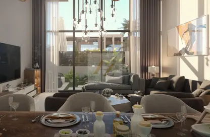 Living / Dining Room image for: Townhouse - 4 Bedrooms - 4 Bathrooms for sale in Verdana - Dubai Investment Park - Dubai, Image 1