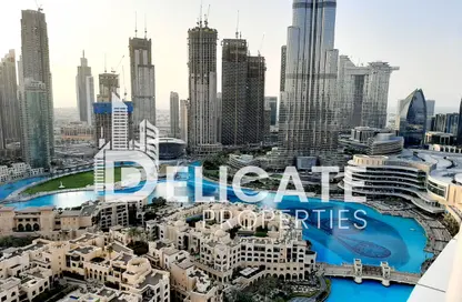 شقة - 2 غرف نوم - 3 حمامات للايجار في فندق برج ليك - العنوان داون تاون - دبي وسط المدينة - دبي