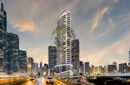 Apartment - 1 Bedroom - 2 Bathrooms for sale in Tower C1 - Ajman Pearl Towers - Ajman Downtown - Ajman