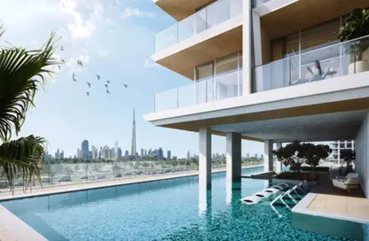 شقة - 2 غرف نوم - 3 حمامات للبيع في بن غاطي إيفوري - الجداف - دبي