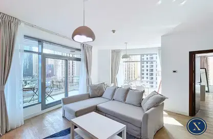 Apartment - 1 Bedroom - 2 Bathrooms for rent in Sanibel Tower - Park Island - Dubai Marina - Dubai