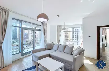 Apartment - 1 Bedroom - 2 Bathrooms for rent in Sanibel Tower - Park Island - Dubai Marina - Dubai