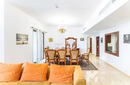 Apartment - 3 Bedrooms - 4 Bathrooms for rent in Rimal 6 - Rimal - Jumeirah Beach Residence - Dubai