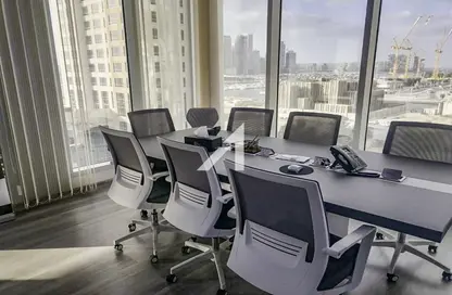 Office Space - Studio - 1 Bathroom for rent in Al Habtoor Business Tower - Dubai Marina - Dubai
