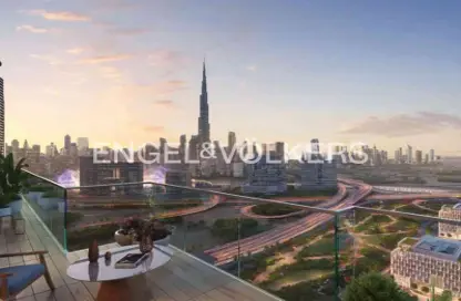 شقة - غرفة نوم - 1 حمام للبيع في ديزاين كوارتر برج ب - ديزاين كوارتر - دبي ديزاين ديستريكت - دبي