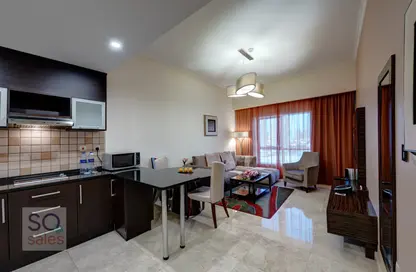 النزل و الشقق الفندقية - غرفة نوم - 2 حمامات للايجار في فندق فينتدج جراند - مدينة دبي للإنتاج (اي ام بي زد) - دبي