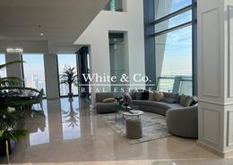 Living Room image for: Penthouse - 5 bedrooms - 6 bathrooms for rent in Burj Vista 1 - Burj Vista - Downtown Dubai - Dubai, Image 1