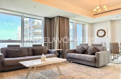 شقة - غرفة نوم - 2 حمامات للايجار في برج الدار - دبي مارينا - دبي