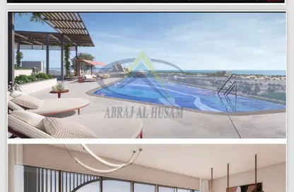 صورة لـ حوض سباحة تاون هاوس - 4 غرف نوم للبيع في فيلات طراز عربي - شاطئ السعديات - جزيرة السعديات - أبوظبي ، صورة رقم 1
