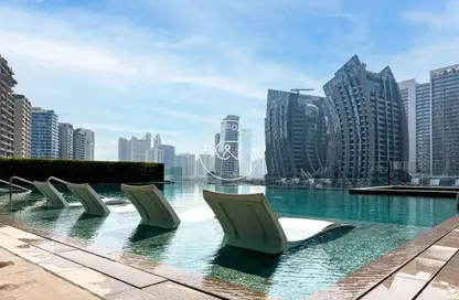 شقة - غرفة نوم - 1 حمام للايجار في 15 Northside - Tower 2 - 15 نورث سايد - الخليج التجاري - دبي
