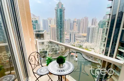 شقة - 2 غرف نوم - 2 حمامات للايجار في برج المارينا - دبي مارينا - دبي