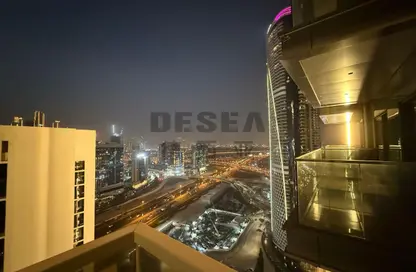 شقة - غرفة نوم - 2 حمامات للايجار في برج النبلاء - الخليج التجاري - دبي