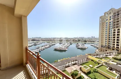 Apartment - 2 Bedrooms - 4 Bathrooms for rent in Marina Residences 1 - Marina Residences - Palm Jumeirah - Dubai