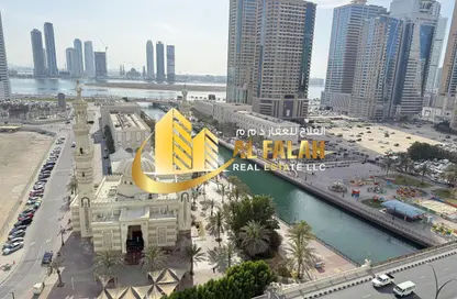 شقة - غرفة نوم - 2 حمامات للايجار في برج النخلة 3 - أبراج النخلة - المجاز - الشارقة