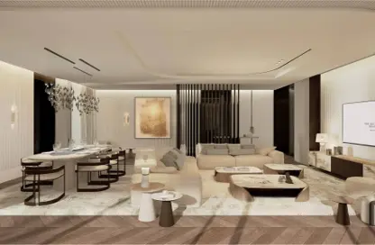 Living Room image for: Apartment - 4 Bedrooms - 5 Bathrooms for sale in The Ritz - Carlton Residences - Business Bay - Dubai, Image 1