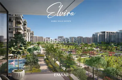 Outdoor Building image for: Apartment - 2 Bedrooms - 2 Bathrooms for sale in Elvira - Park Heights - Dubai Hills Estate - Dubai, Image 1
