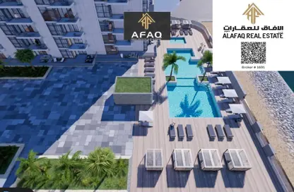 Apartment - 2 Bedrooms - 1 Bathroom for sale in Ajman Creek Towers - Al Rashidiya 1 - Al Rashidiya - Ajman