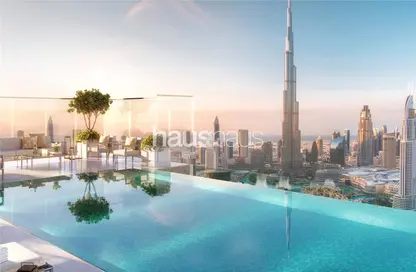 Apartment - 2 Bedrooms - 3 Bathrooms for sale in Sky Royal Residences - Business Bay - Dubai