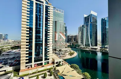 Apartment - 1 Bedroom - 2 Bathrooms for rent in Green Lakes Towers - JLT Cluster S - Jumeirah Lake Towers - Dubai
