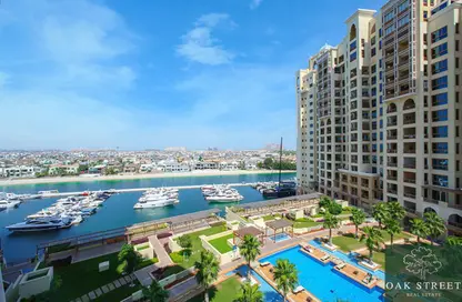 Apartment - 2 Bedrooms - 3 Bathrooms for rent in Marina Residences 2 - Marina Residences - Palm Jumeirah - Dubai