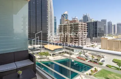 Apartment - 1 Bedroom - 2 Bathrooms for rent in Concorde Tower - JLT Cluster H - Jumeirah Lake Towers - Dubai