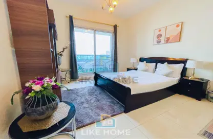 Room / Bedroom image for: Apartment - 1 Bathroom for rent in Elite Sports Residence 3 - Elite Sports Residence - Dubai Sports City - Dubai, Image 1
