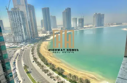 Apartment - 1 Bedroom - 2 Bathrooms for rent in Al Mamzar Tower - Al Mamzar - Sharjah - Sharjah