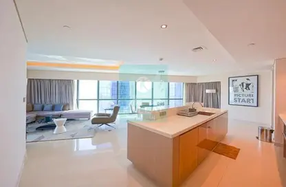 Living / Dining Room image for: Apartment - 3 Bedrooms - 3 Bathrooms for rent in Tower A - DAMAC Towers by Paramount - Business Bay - Dubai, Image 1